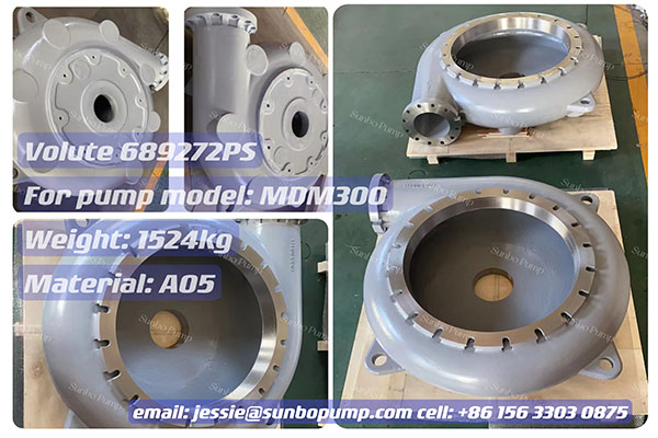 Customized Housing/Volute-Tailored for Metso MDM300 Slurry Pump